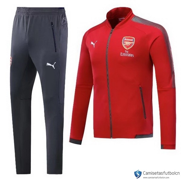 Chandal Arsenal 2017-18 Rojo Gris